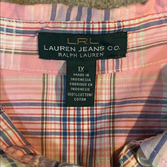 Lauren Ralph Lauren Multicolor Plaid Shirt - Picture 2 of 4